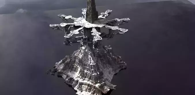Landing Pad of the Gods 3 3D model