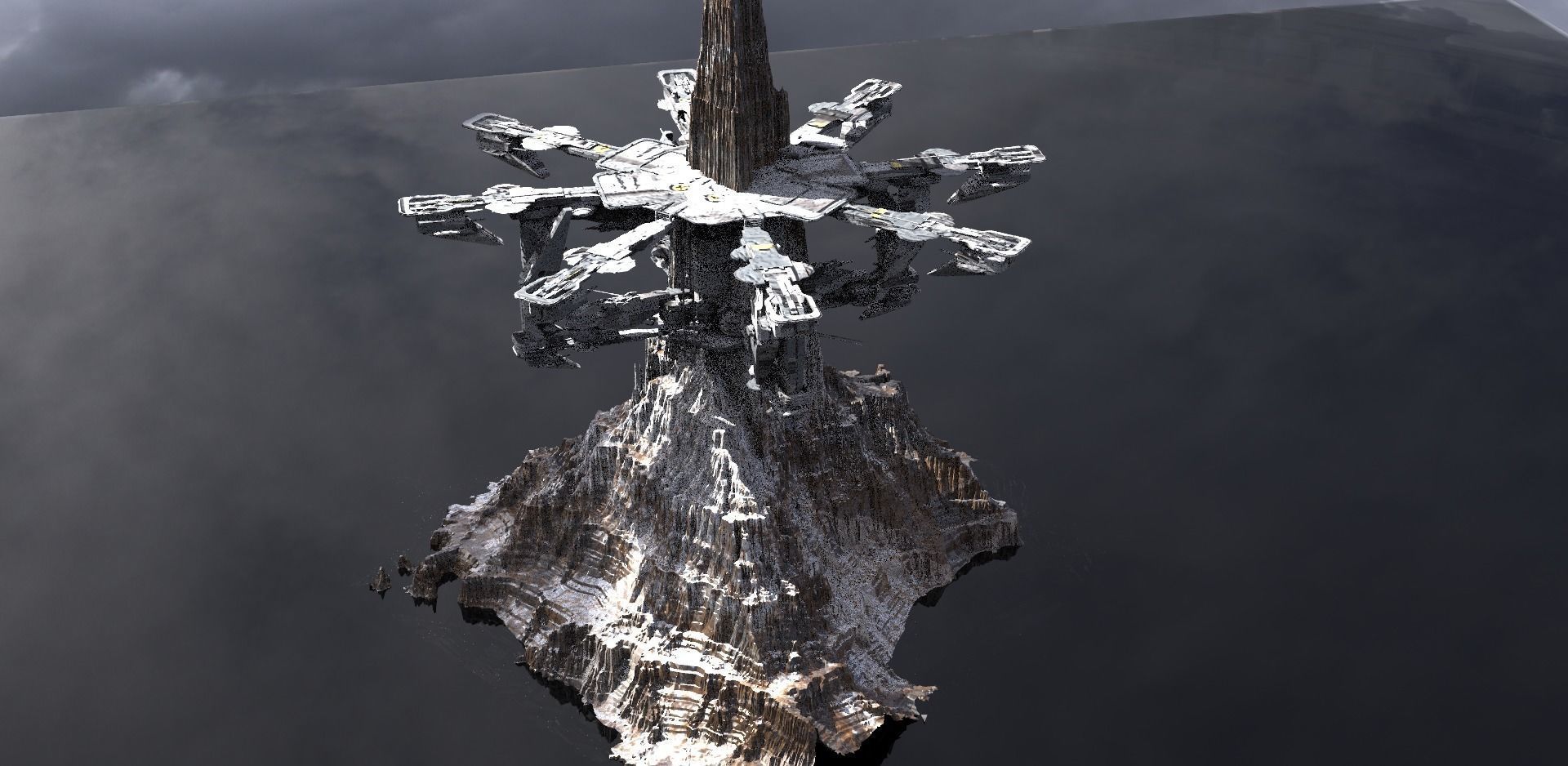 Landing Pad of the Gods 3 3D model_1
