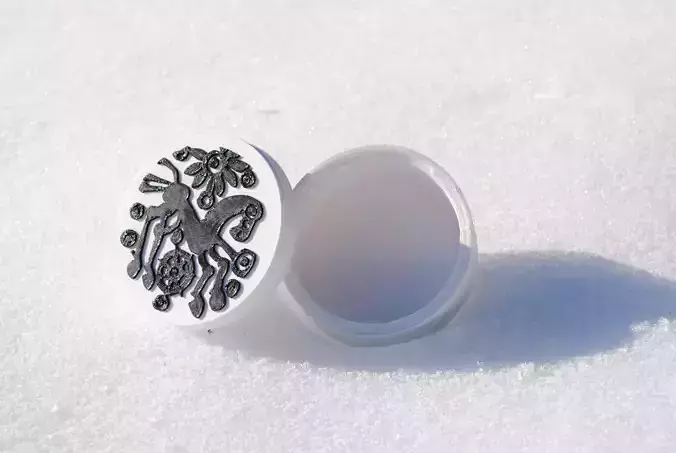 Box for metal detecting coins - coin pod with celtic coin logo