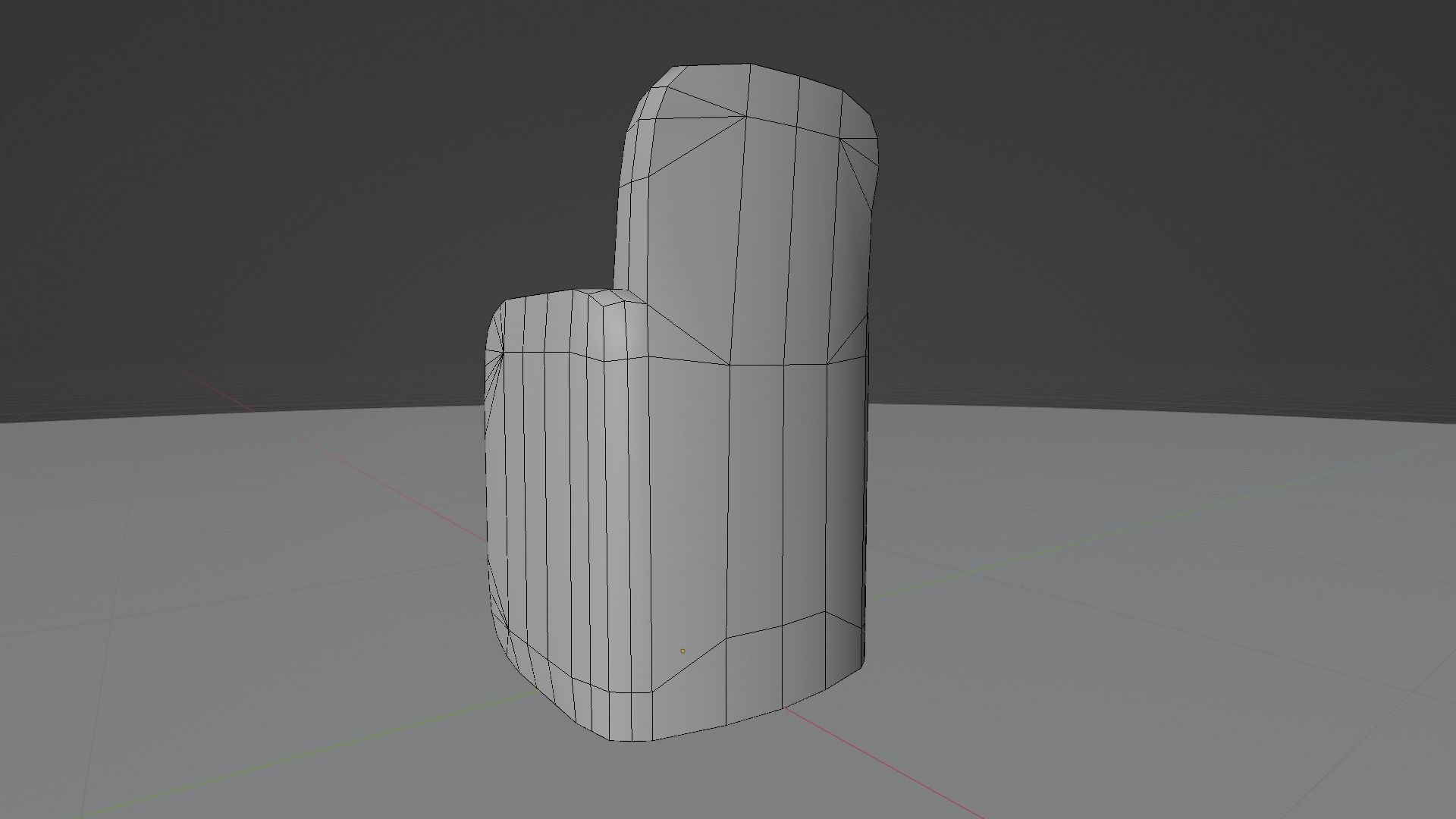 Leather Chair Low Poly Low-poly 3D model_14