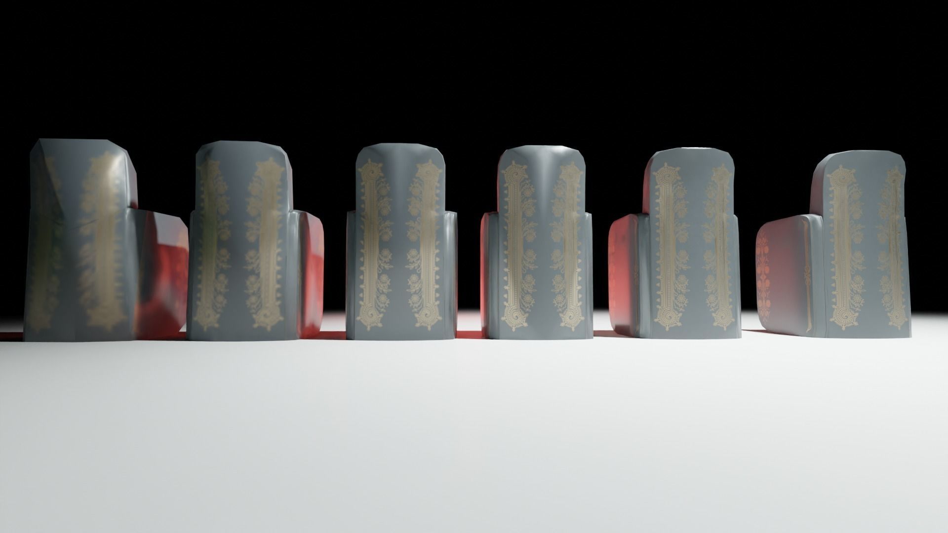 Leather Chair Low Poly Low-poly 3D model_15