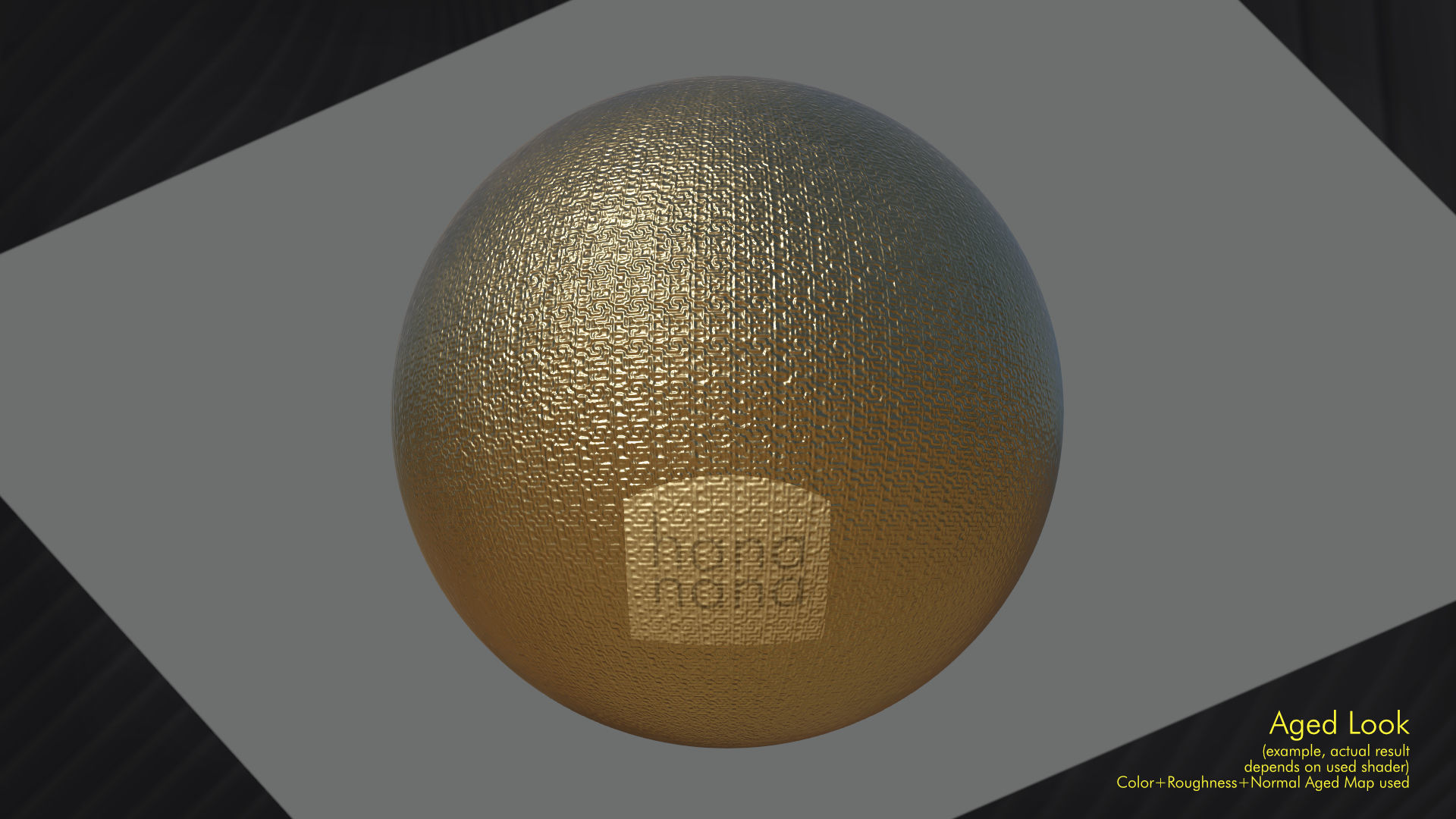 Hananana Engraving Pattern - Golden Rock - HNEC01003 Texture_3
