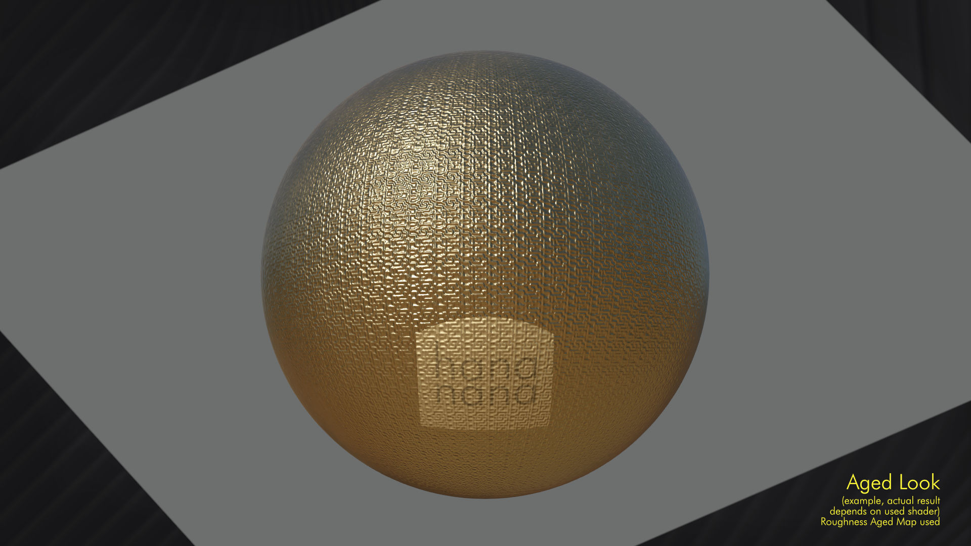 Hananana Engraving Pattern - Golden Rock - HNEC01003 Texture_2
