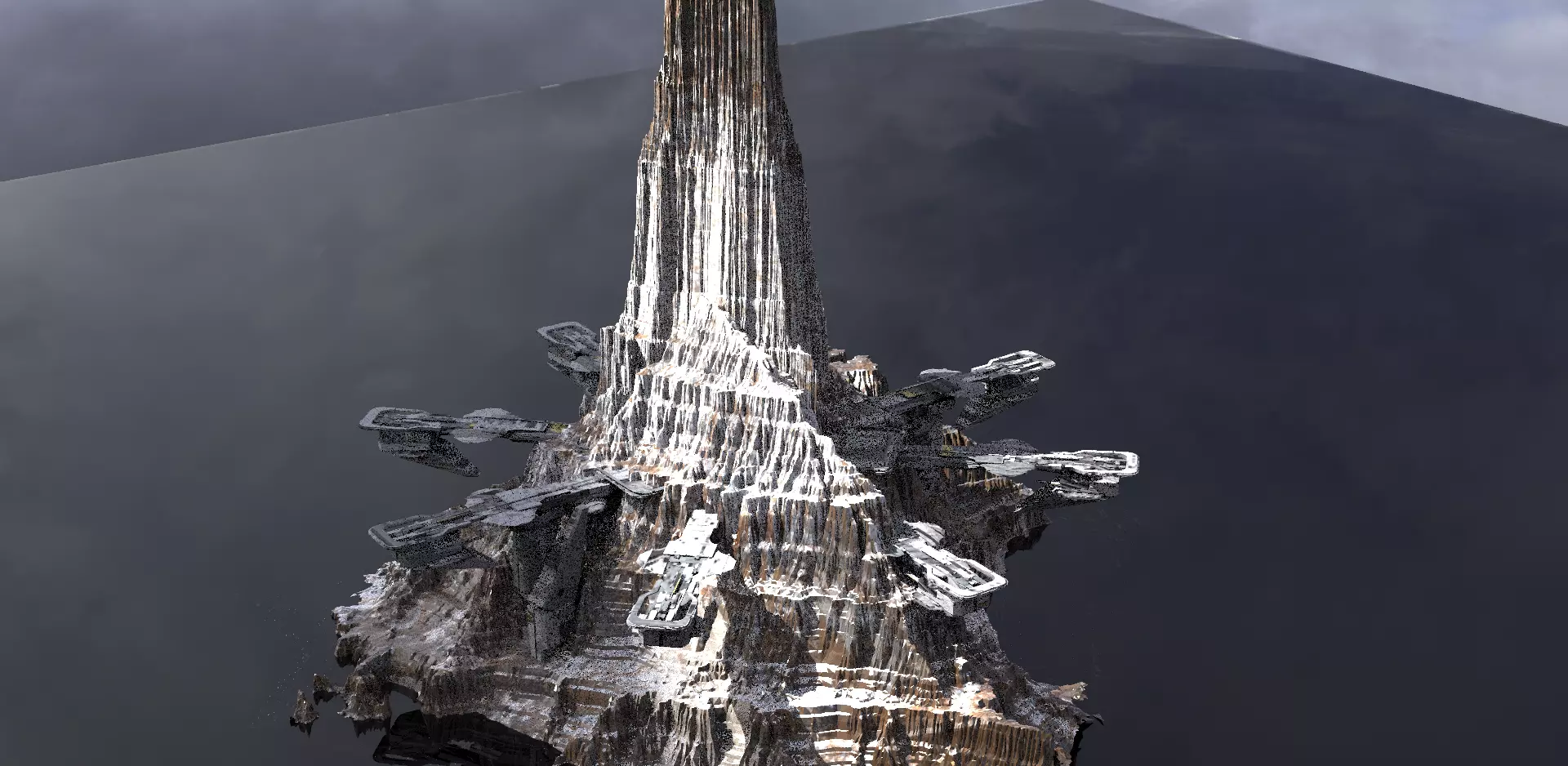 Landing Pad of the Gods 5 3D model_0