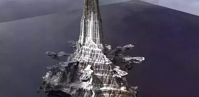 Landing Pad of the Gods 5 3D model