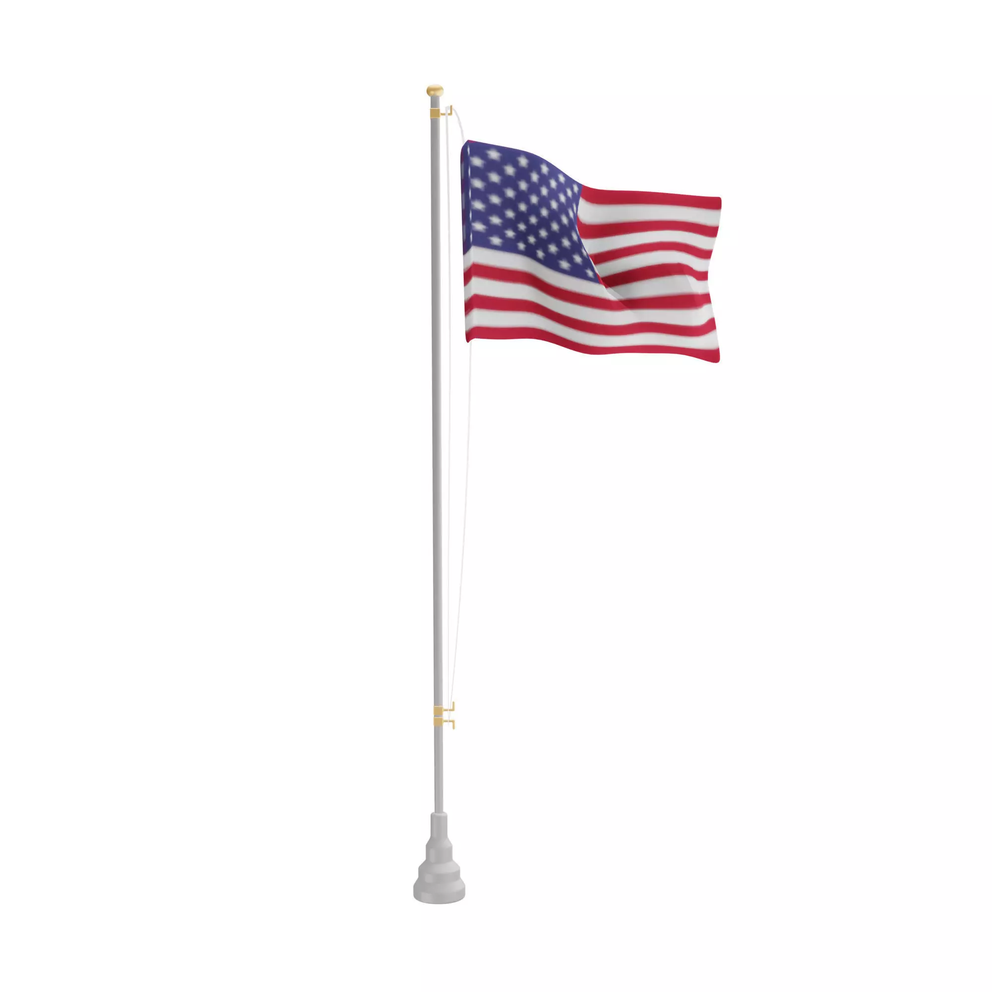 World Flags Icon Pack 3D Model Low-poly 3D model_0