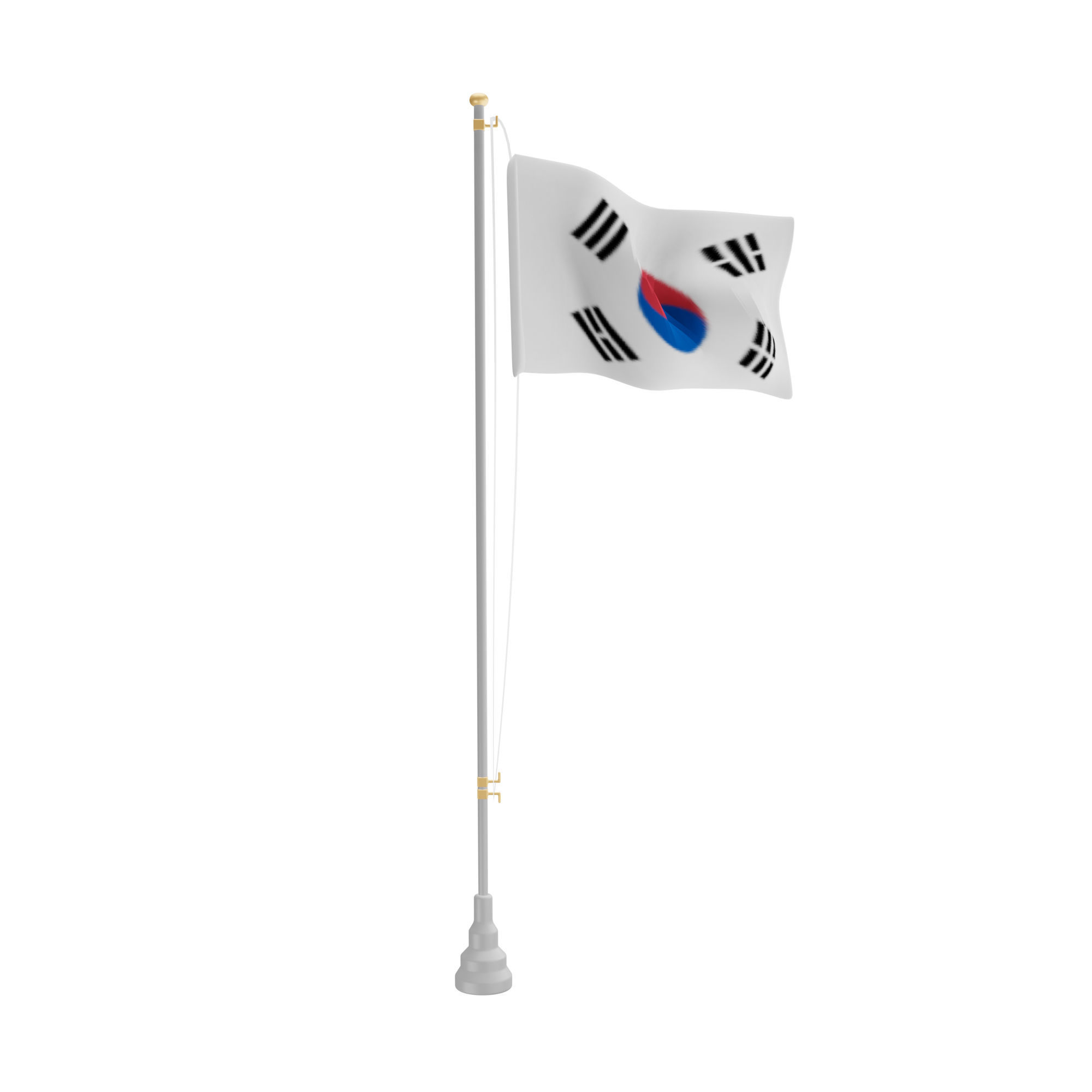 World Flags Icon Pack 3D Model Low-poly 3D model_76