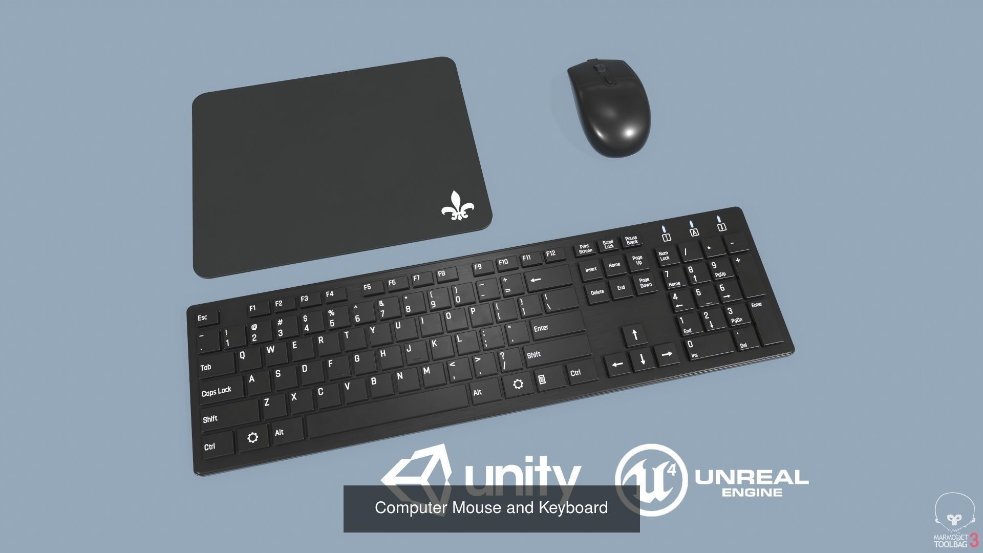 Computer Set 3D Model Collection_16