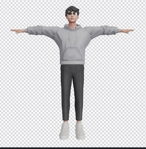 Normal Dude 3D print model