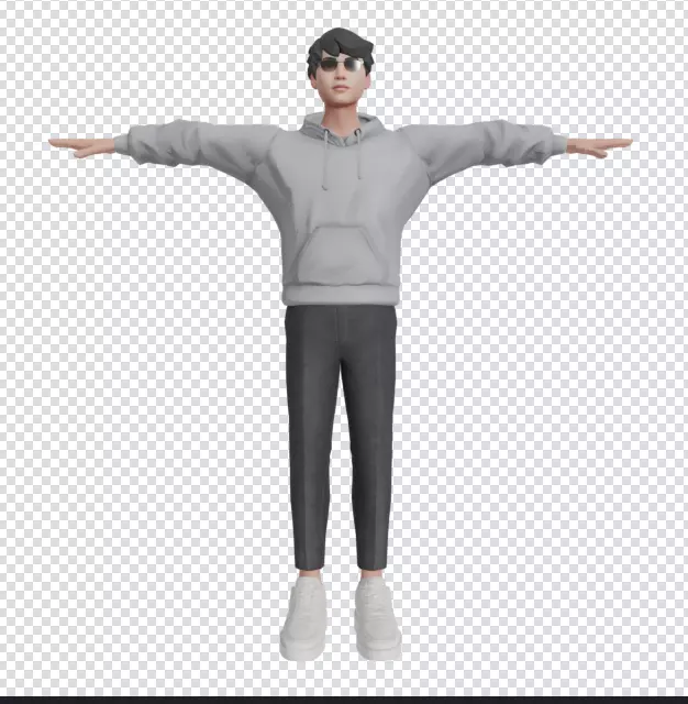 Normal Dude 3D print model_0