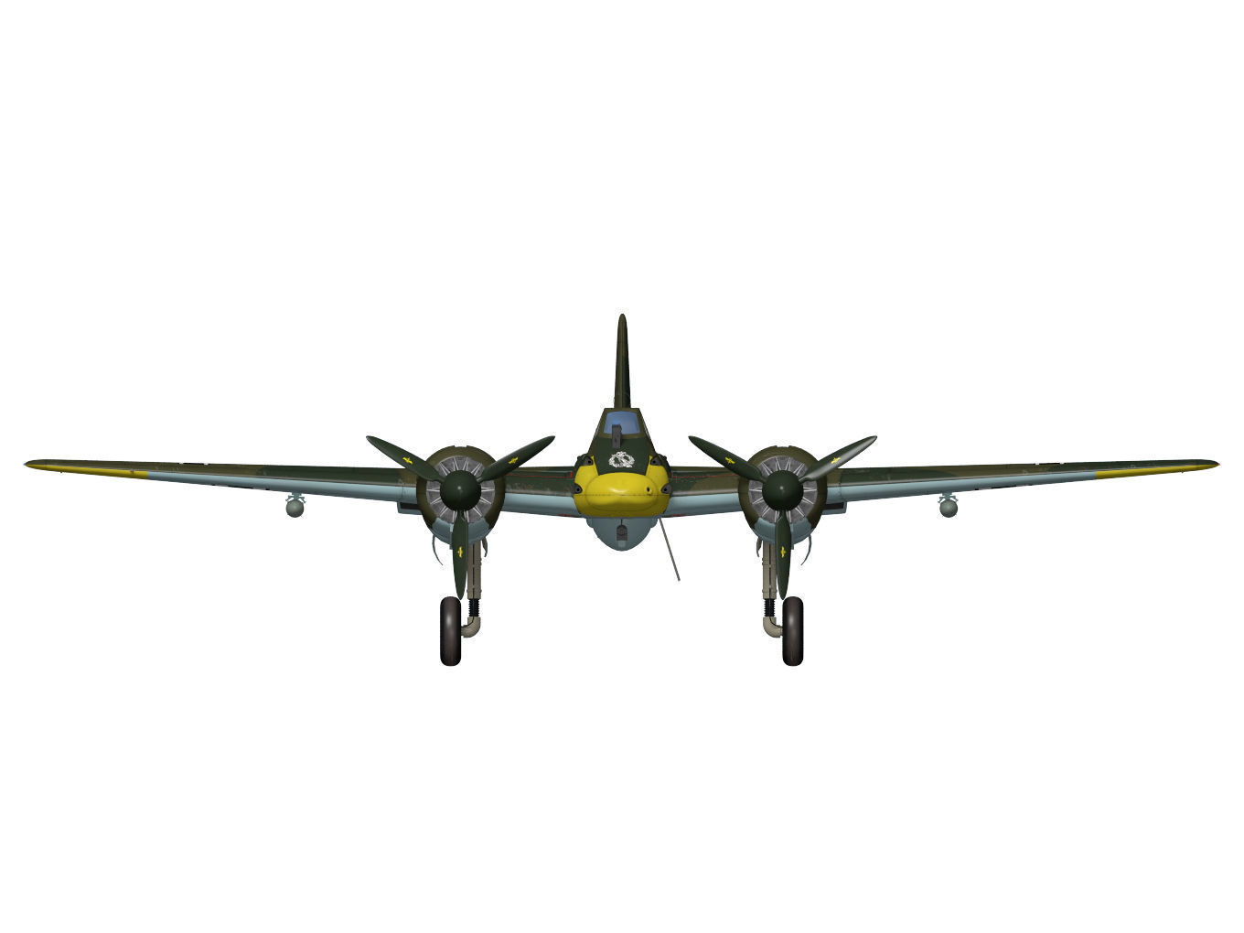 henschel hs129b2 3D model_8