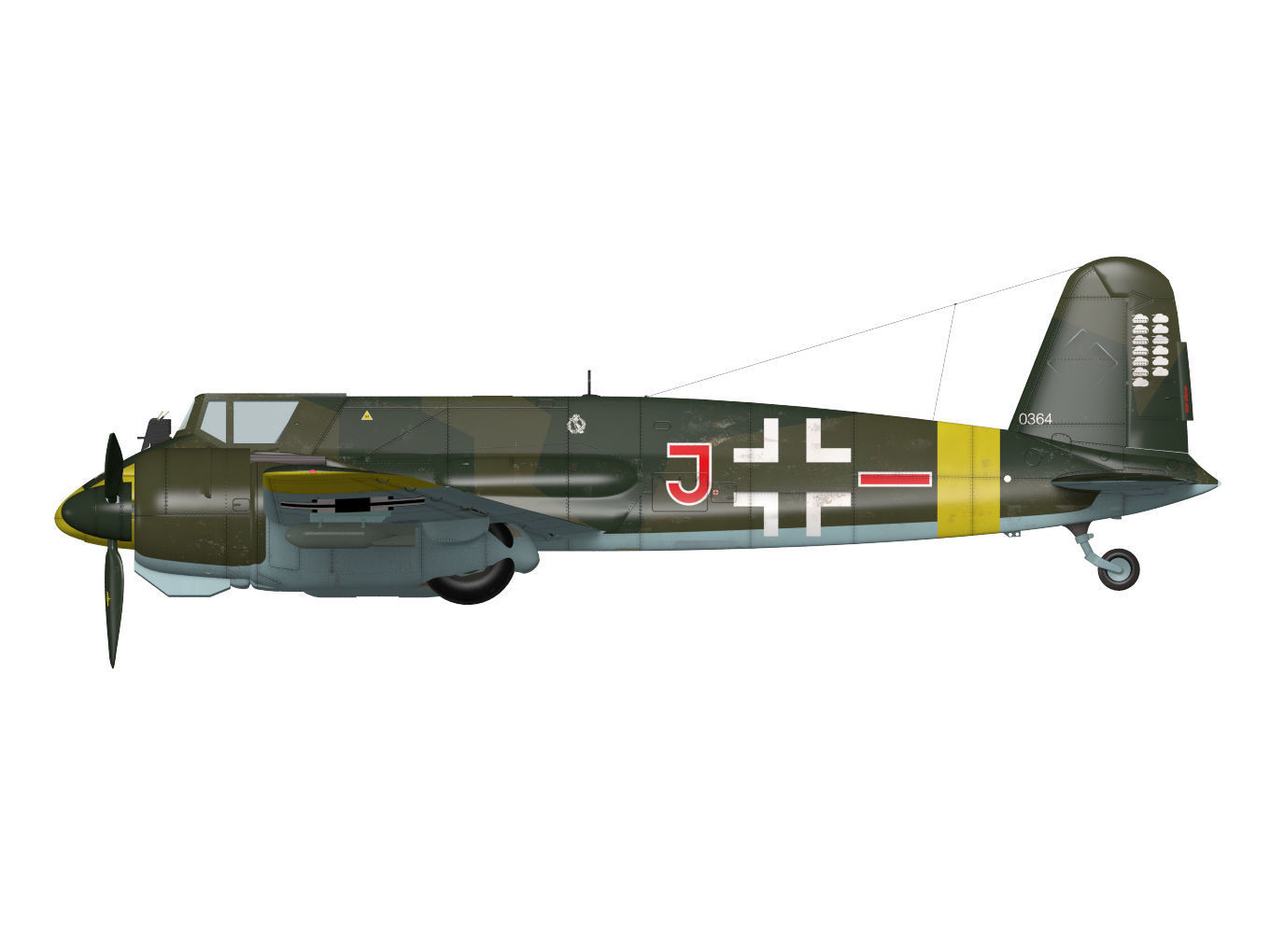 henschel hs129b2 3D model_6