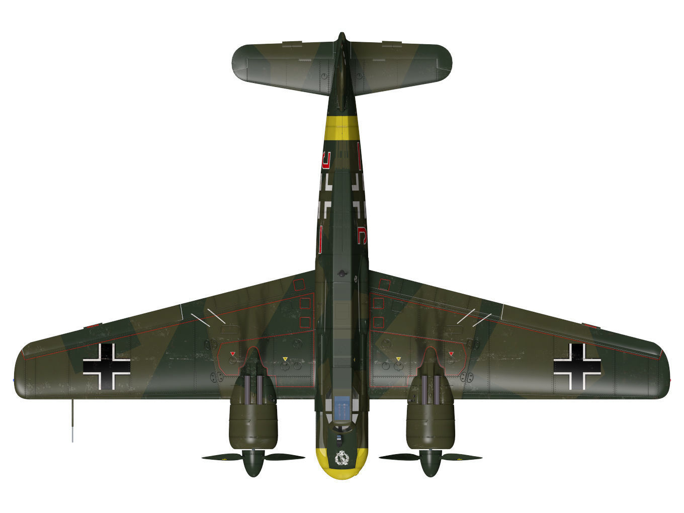 henschel hs129b2 3D model_9