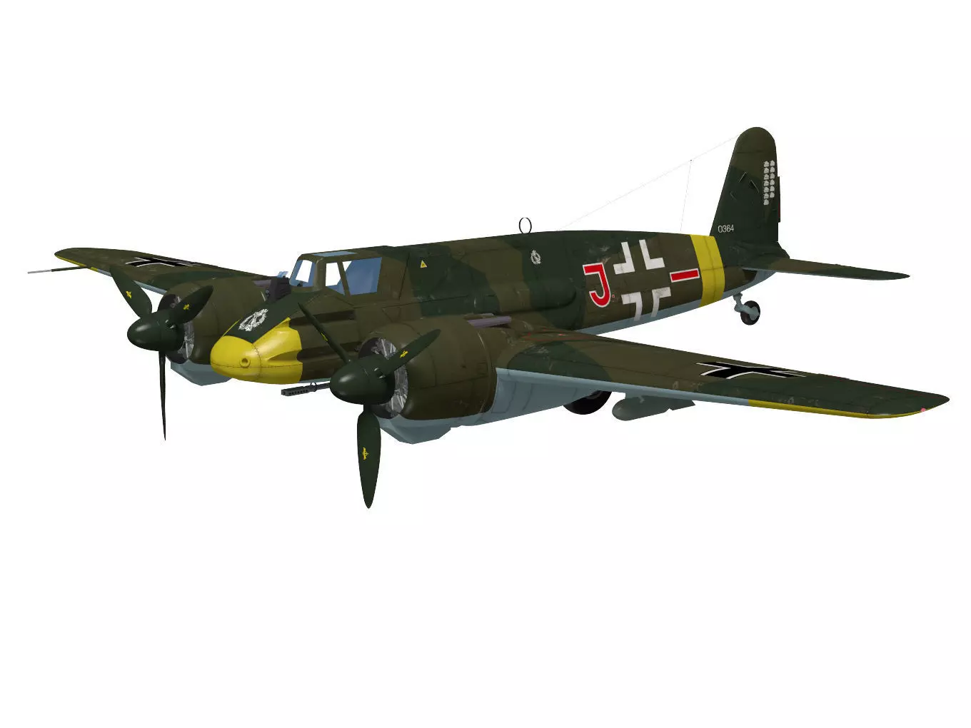 henschel hs129b2 3D model_0