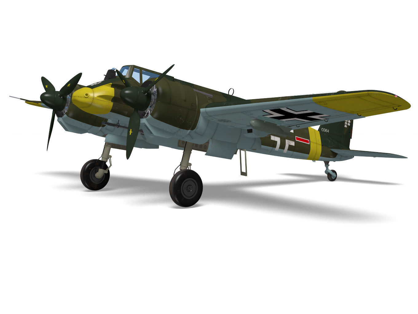 henschel hs129b2 3D model_3