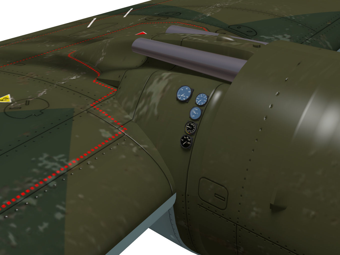 henschel hs129b2 3D model_11