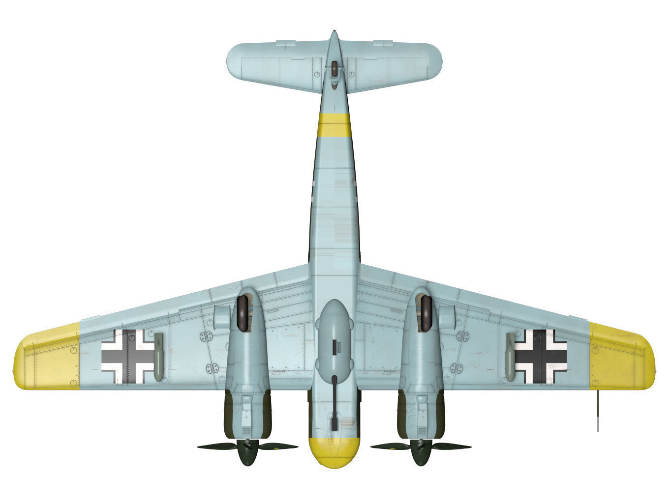 henschel hs129b2 3D model_10