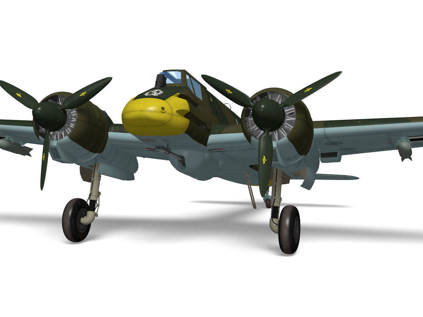 henschel hs129b2 3D model_5