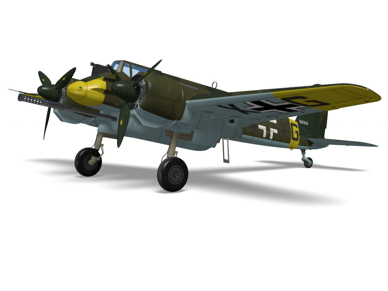 henschel hs129b3 3D model_3