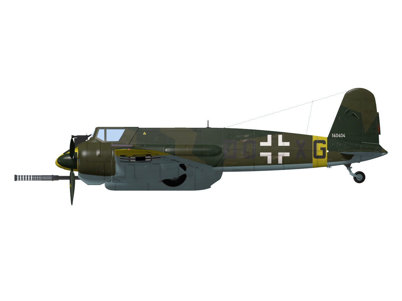 henschel hs129b3 3D model_6