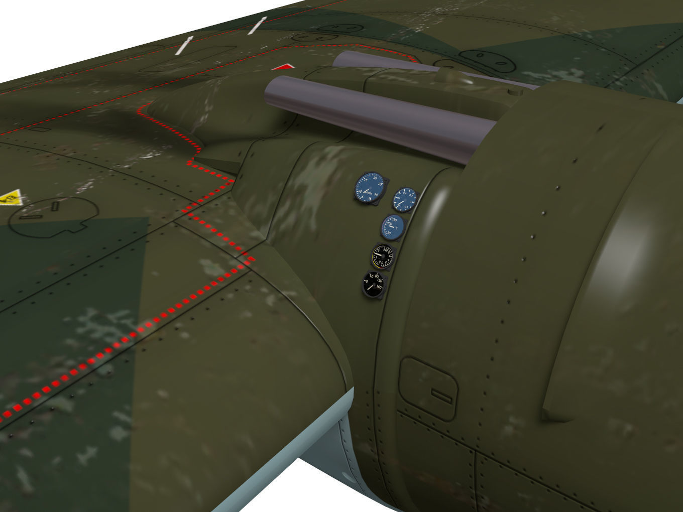 henschel hs129b3 3D model_11