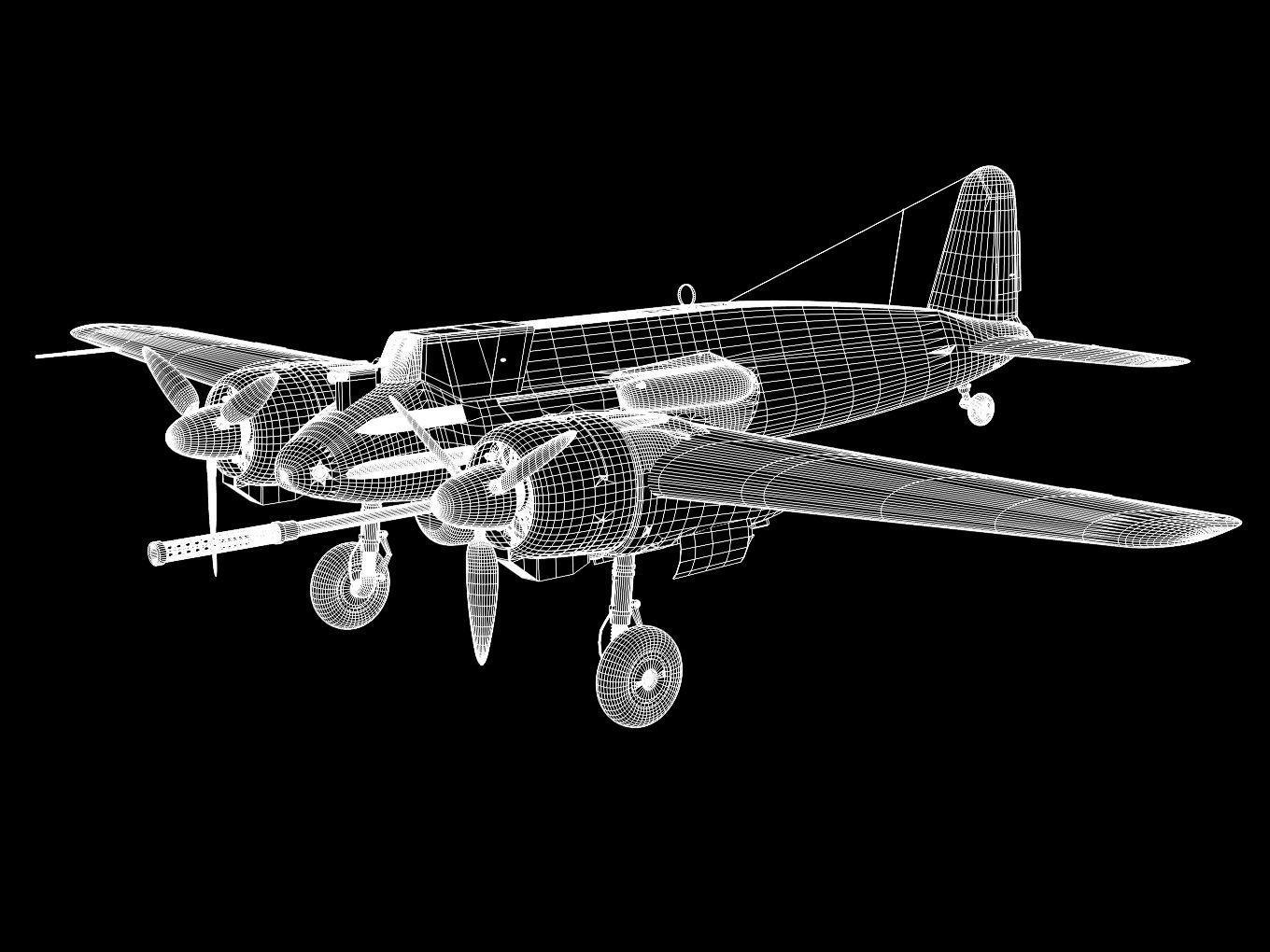 henschel hs129b3 3D model_14