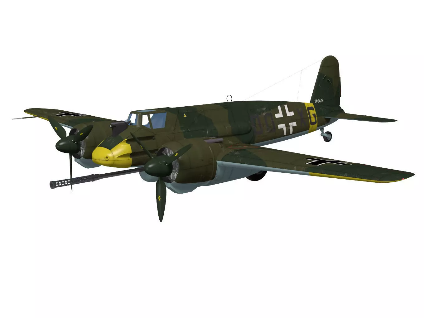 henschel hs129b3 3D model_0