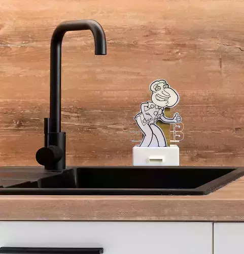 Quagmire Giggity Sponge Holder Free 3D print model