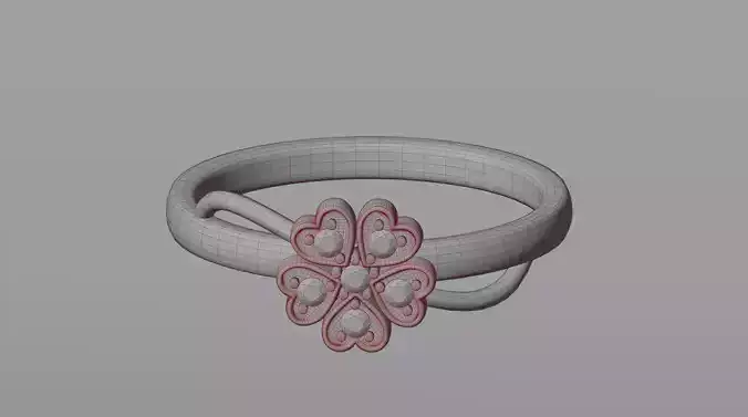Heart ring 3