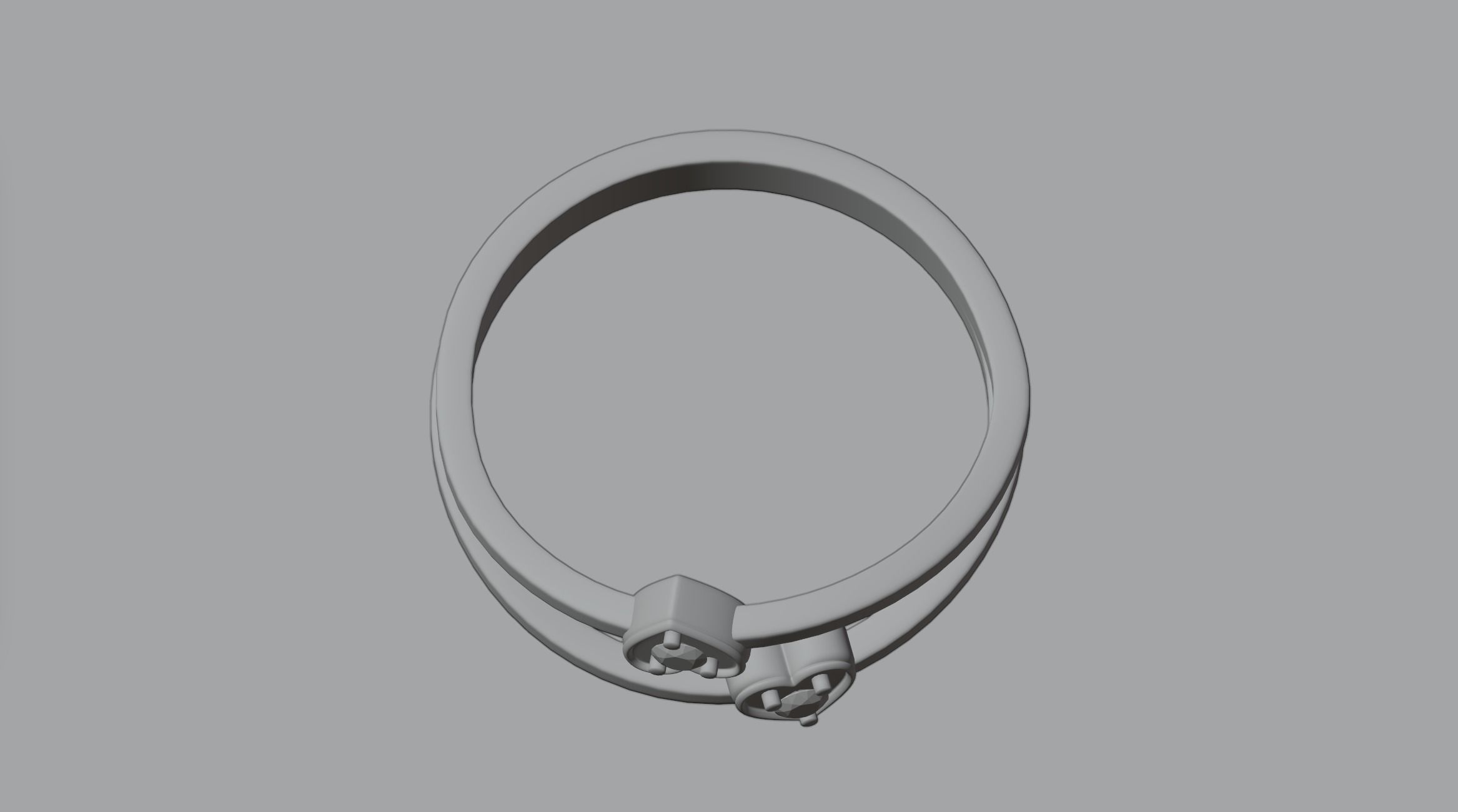 Heart ring 4 3D model_4