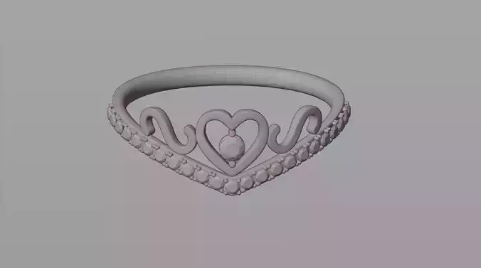 Heart ring 6