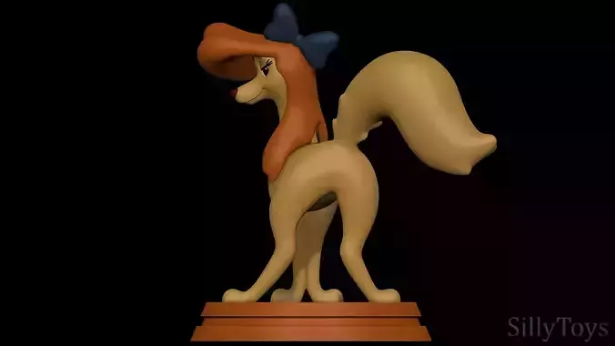 Dixie Shaking Her Butt - Fox and The Hound 2 3D print model