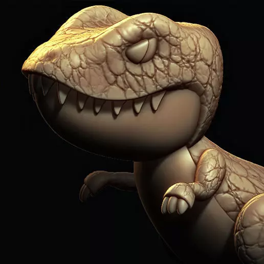Tyrannosaurus Rex Chibi 3D print model_0