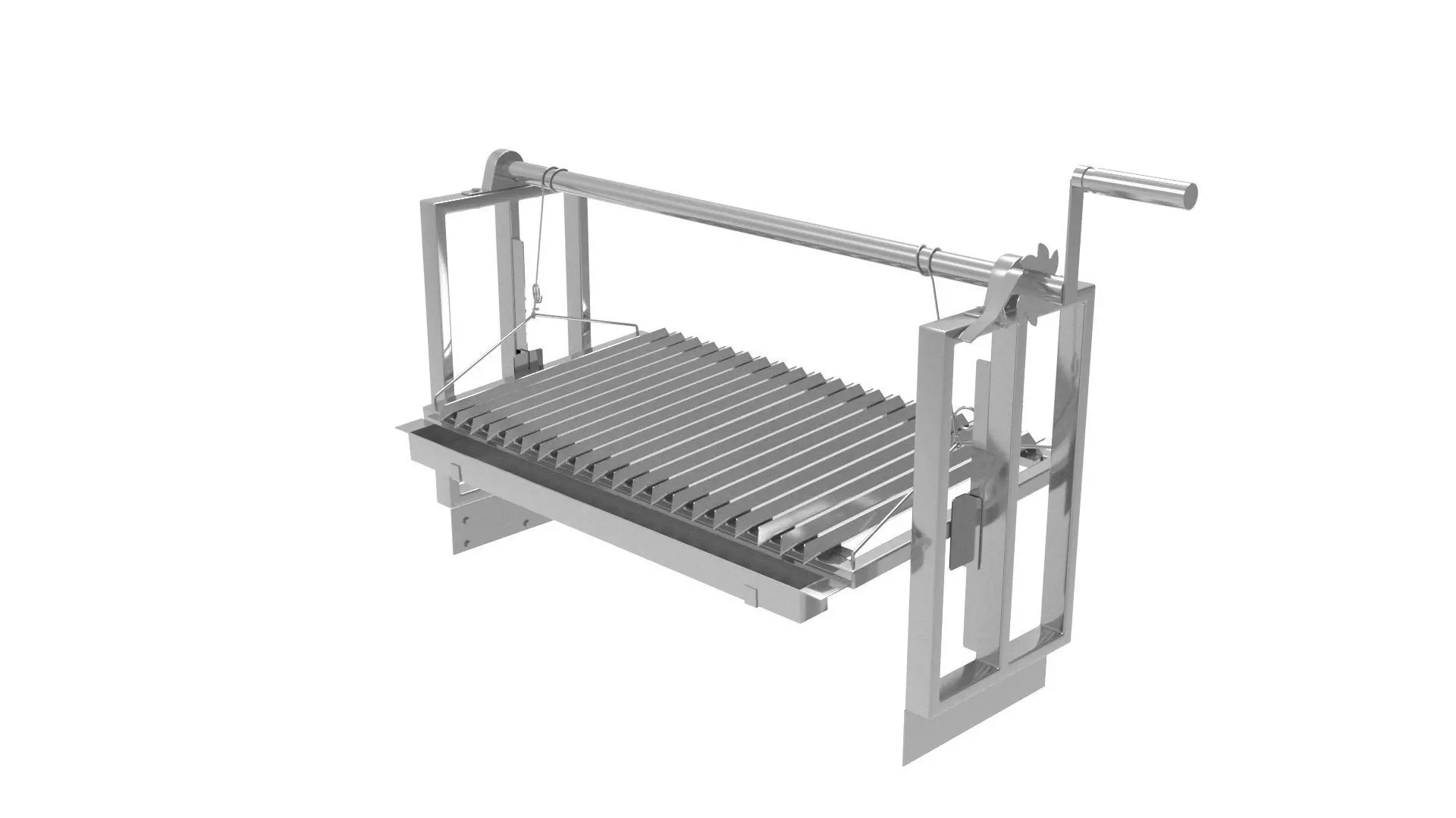 Parrilla Inoxidable Modelo Tri 3D model_0