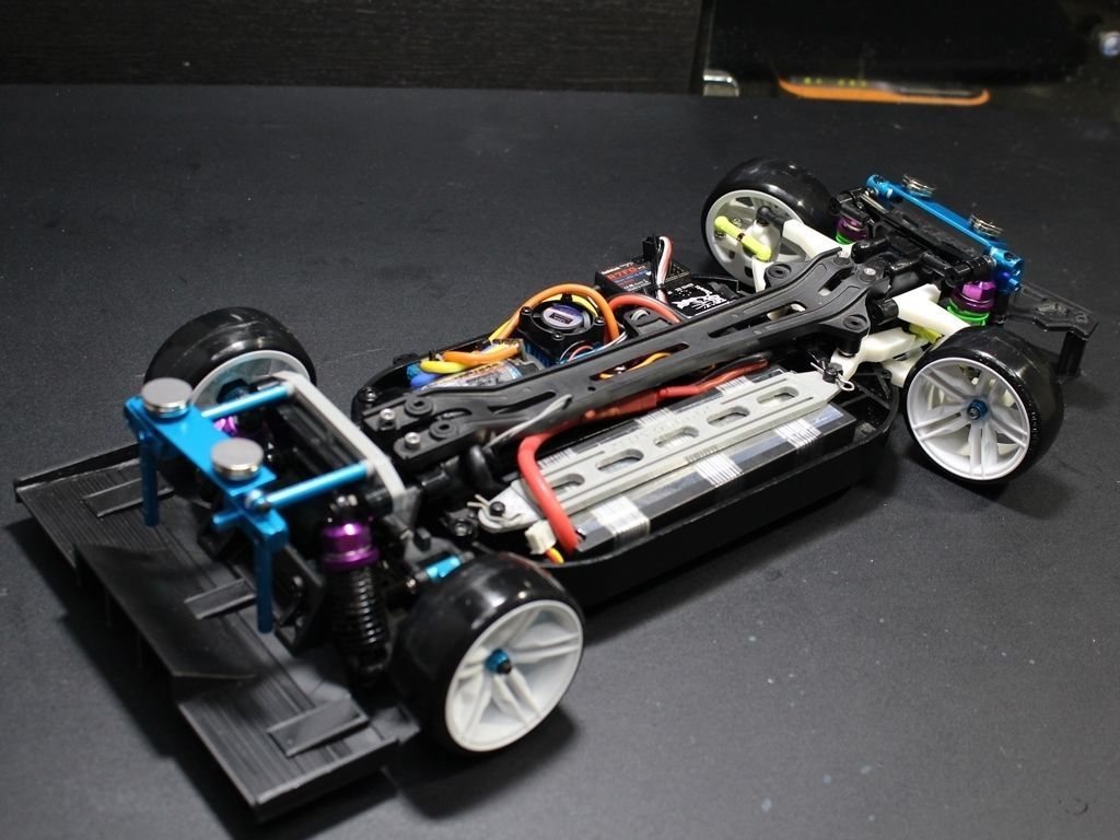 Tamiya TT01 RWD drift car conversion kit 3D print model_8