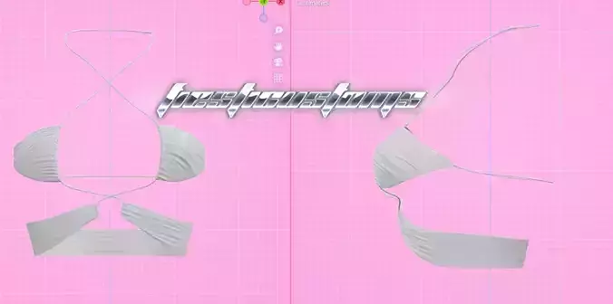 String top LOW POLY -HIGH POLY 