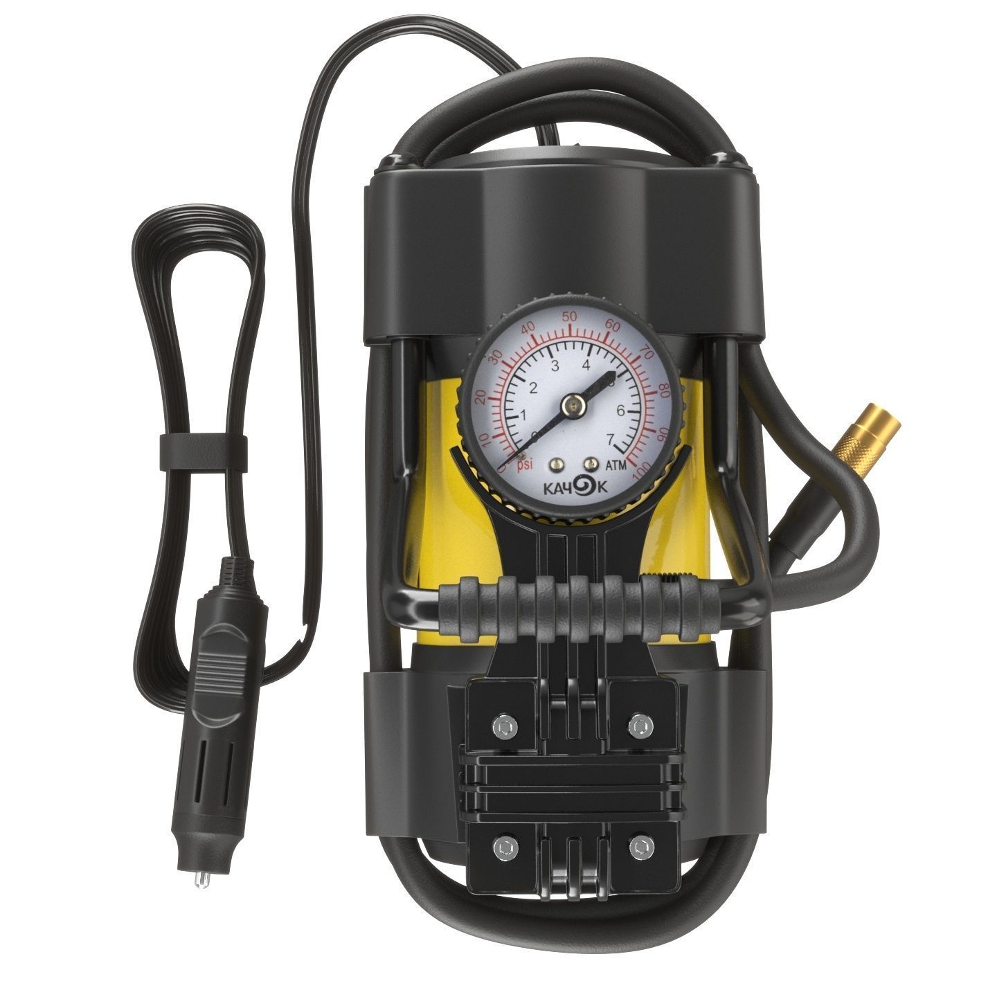 Car compressor 3D model_2