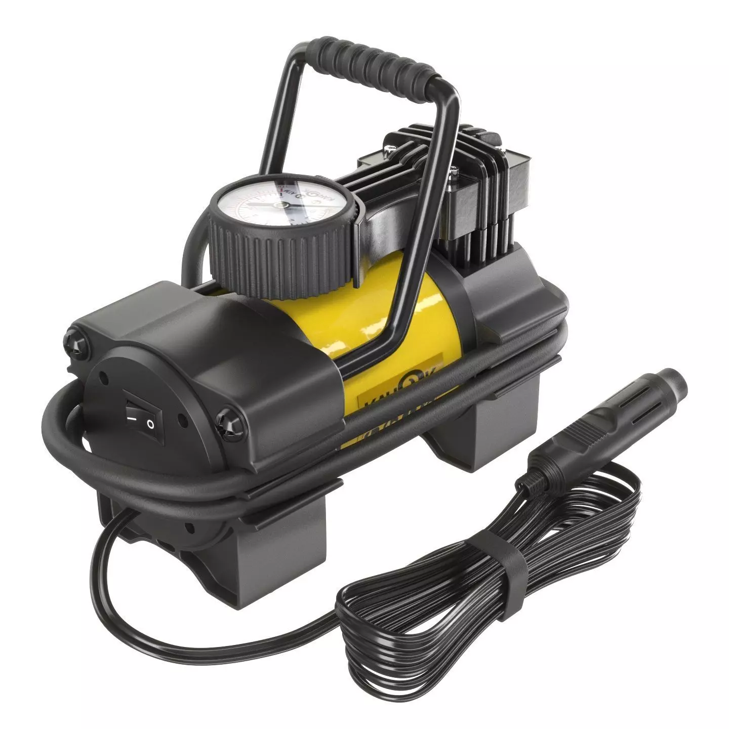 Car compressor 3D model_0