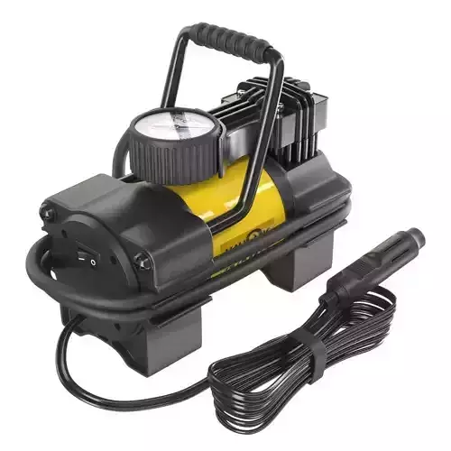 Car compressor 3D model