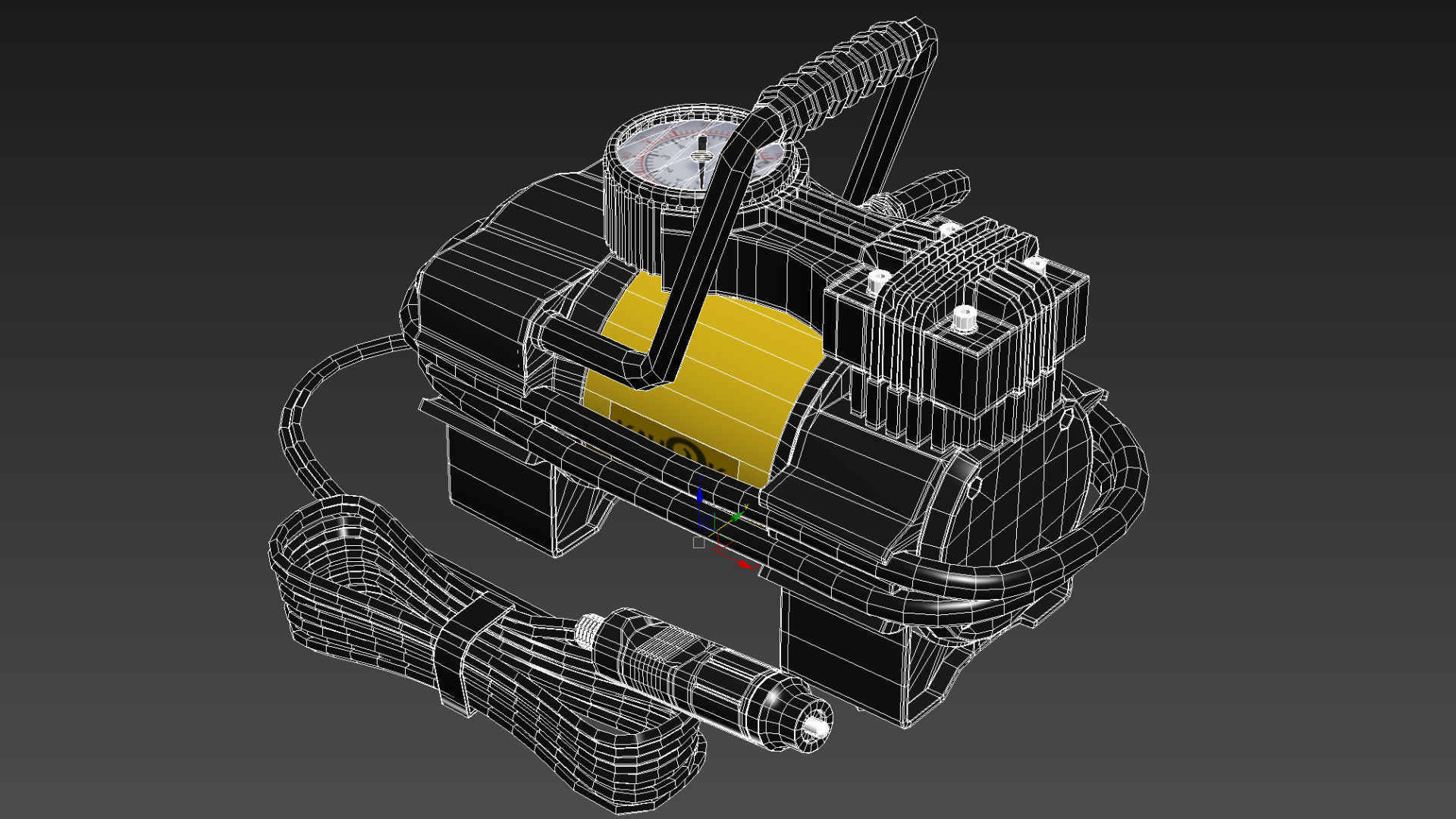 Car compressor 3D model_8