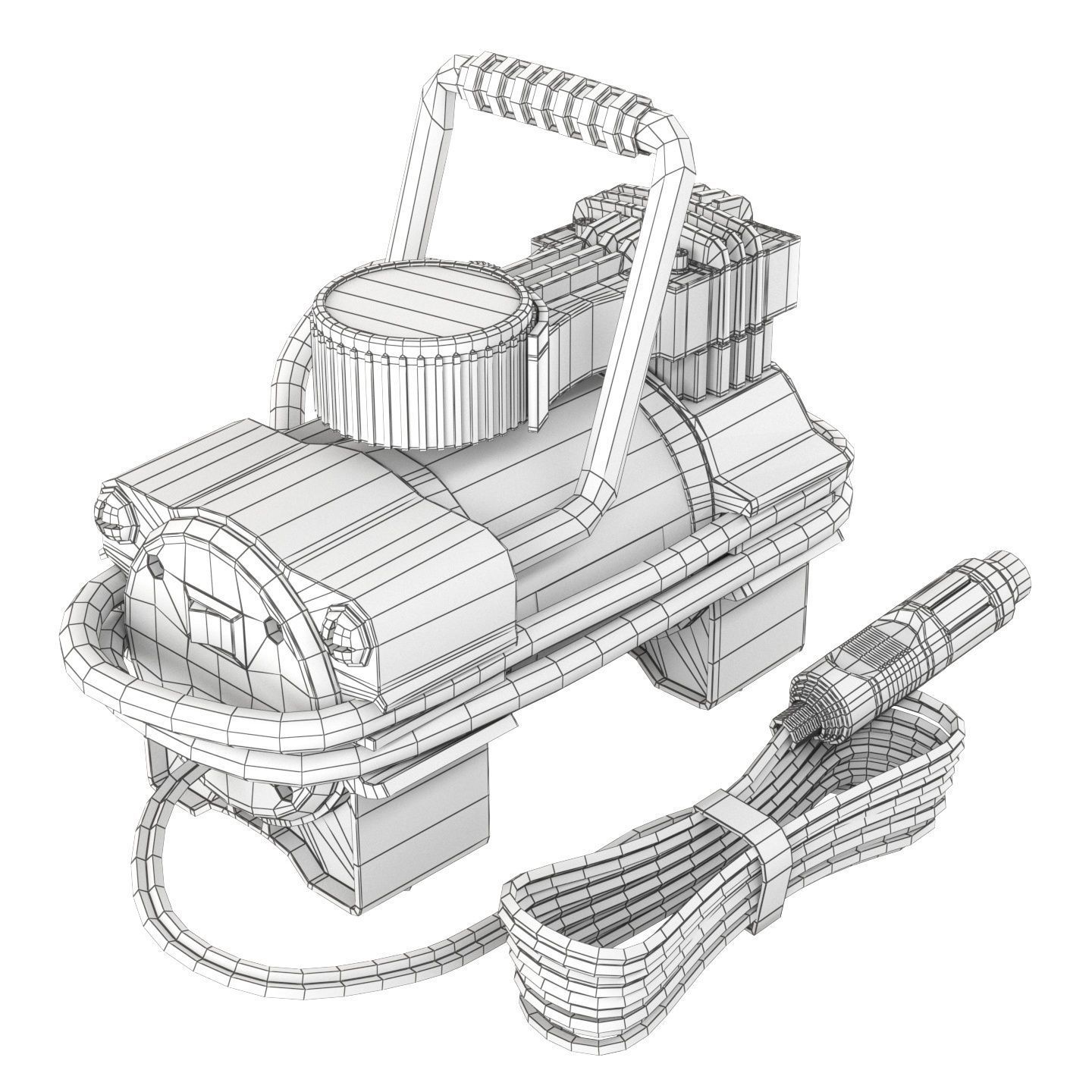 Car compressor 3D model_15