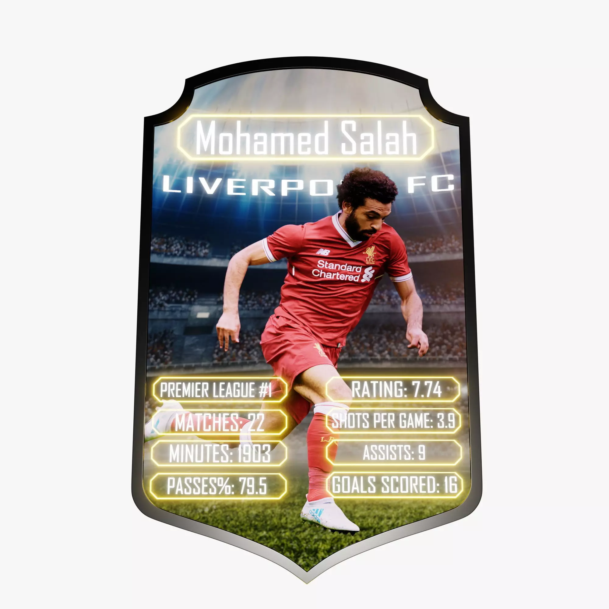 soccer players cards 3D model_0