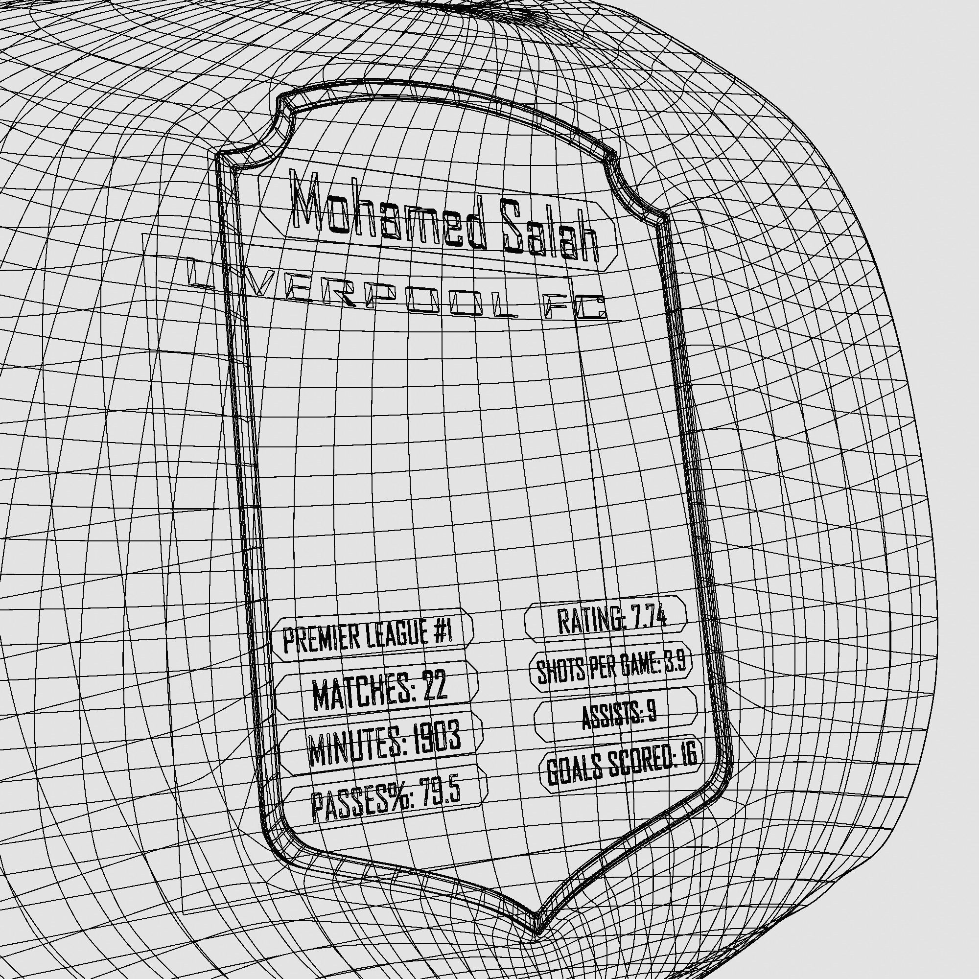 soccer players cards 3D model_11