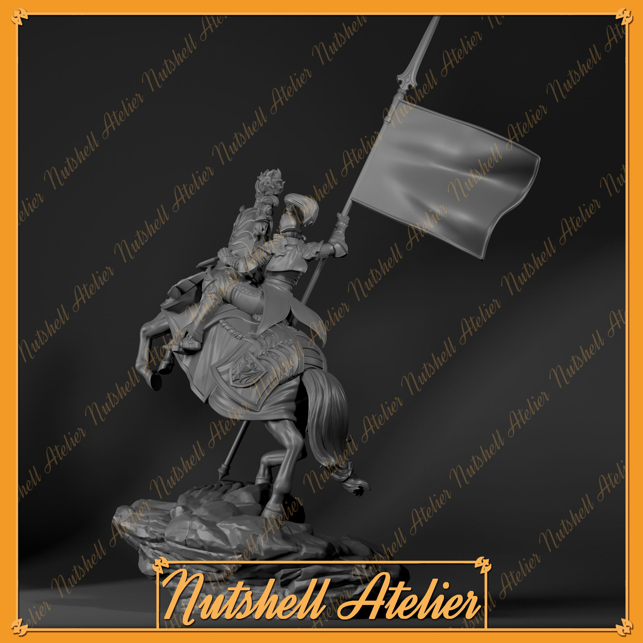 Nutshell Atelier - Knight - NSFW 3D print model_7