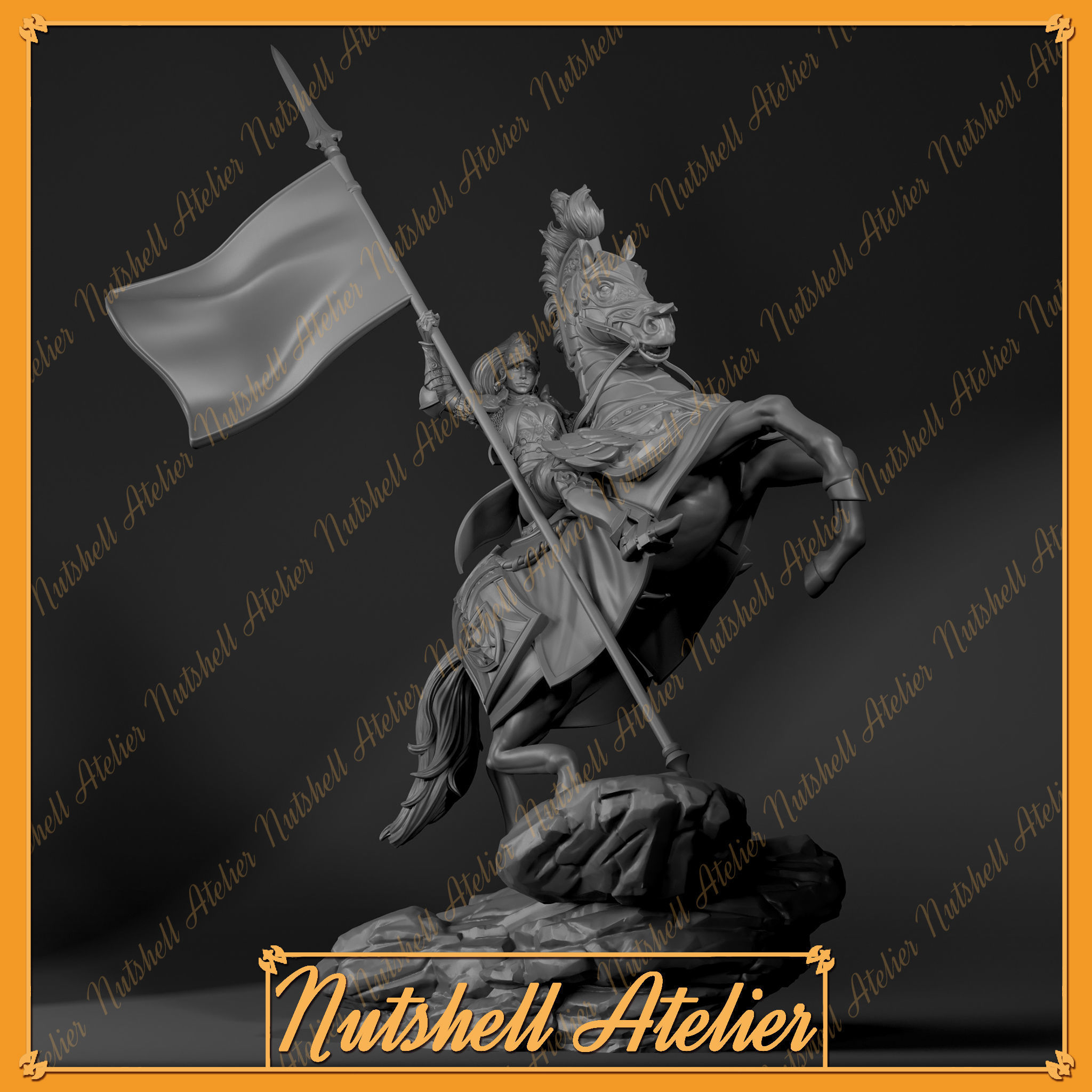 Nutshell Atelier - Knight - NSFW 3D print model_2