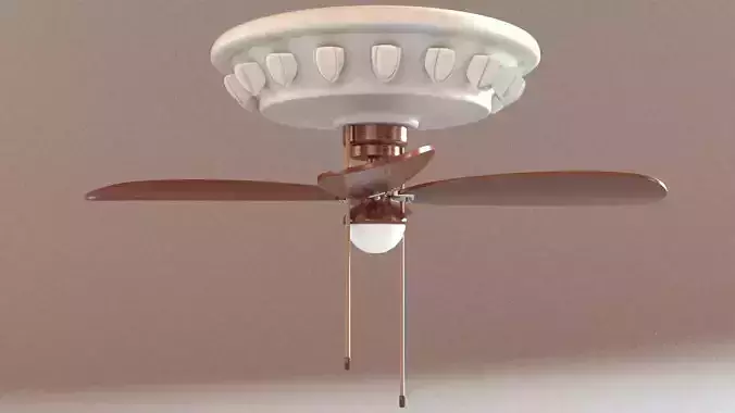 laos Antique Ceiling Fan