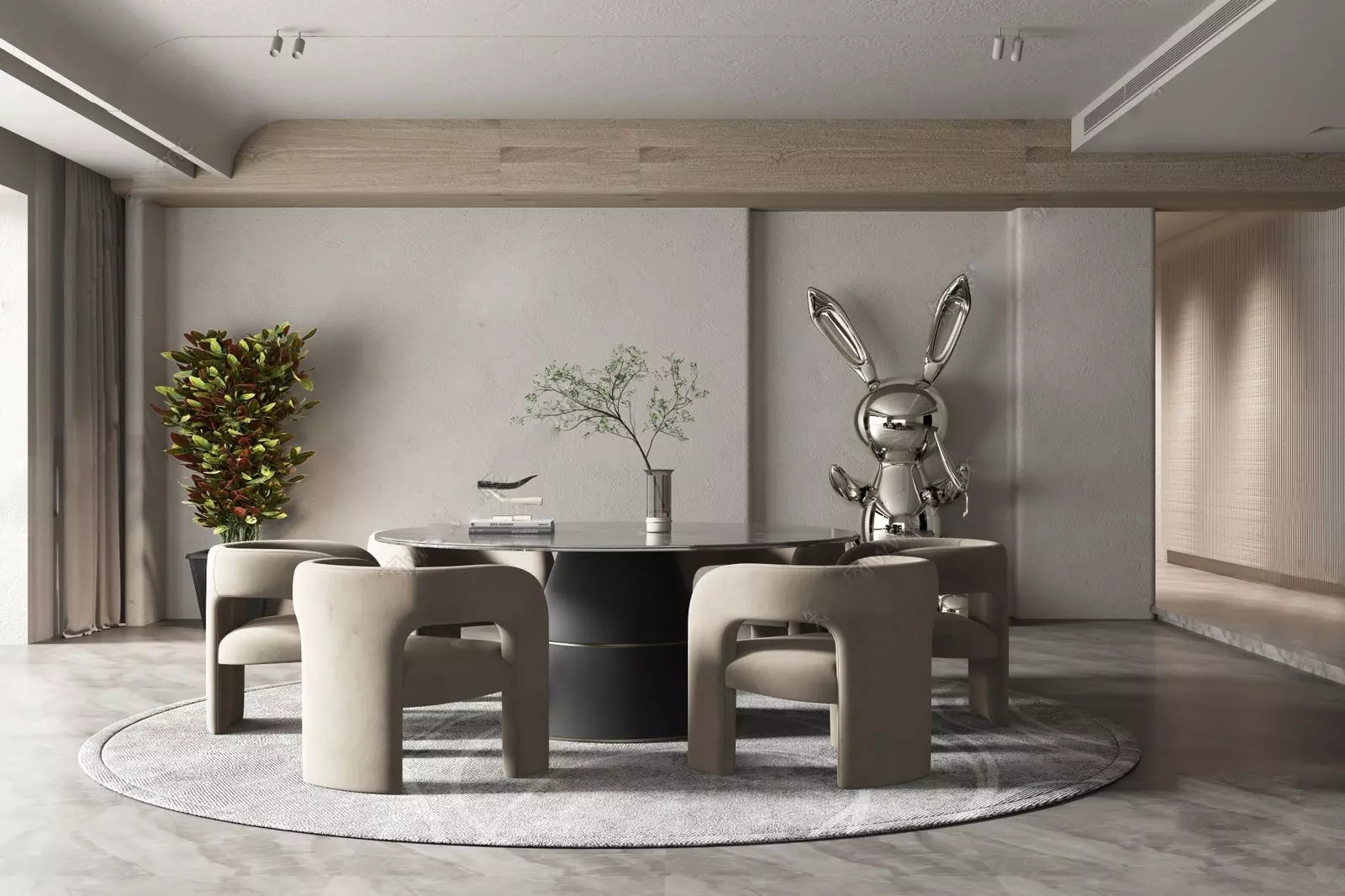 Simple room 3D model 3D model_0