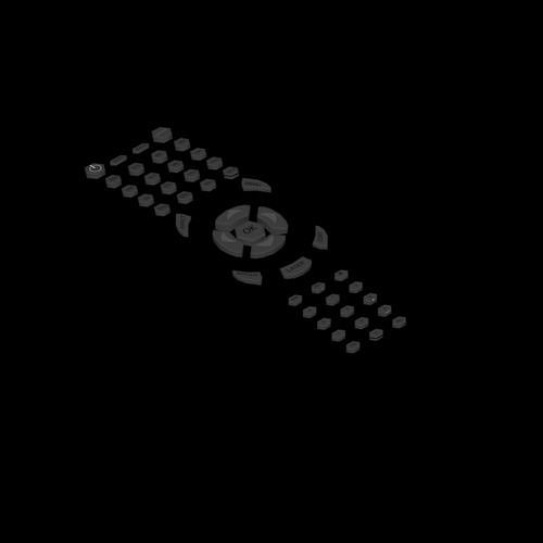 Low Poly Remote Control Low-poly 3D model