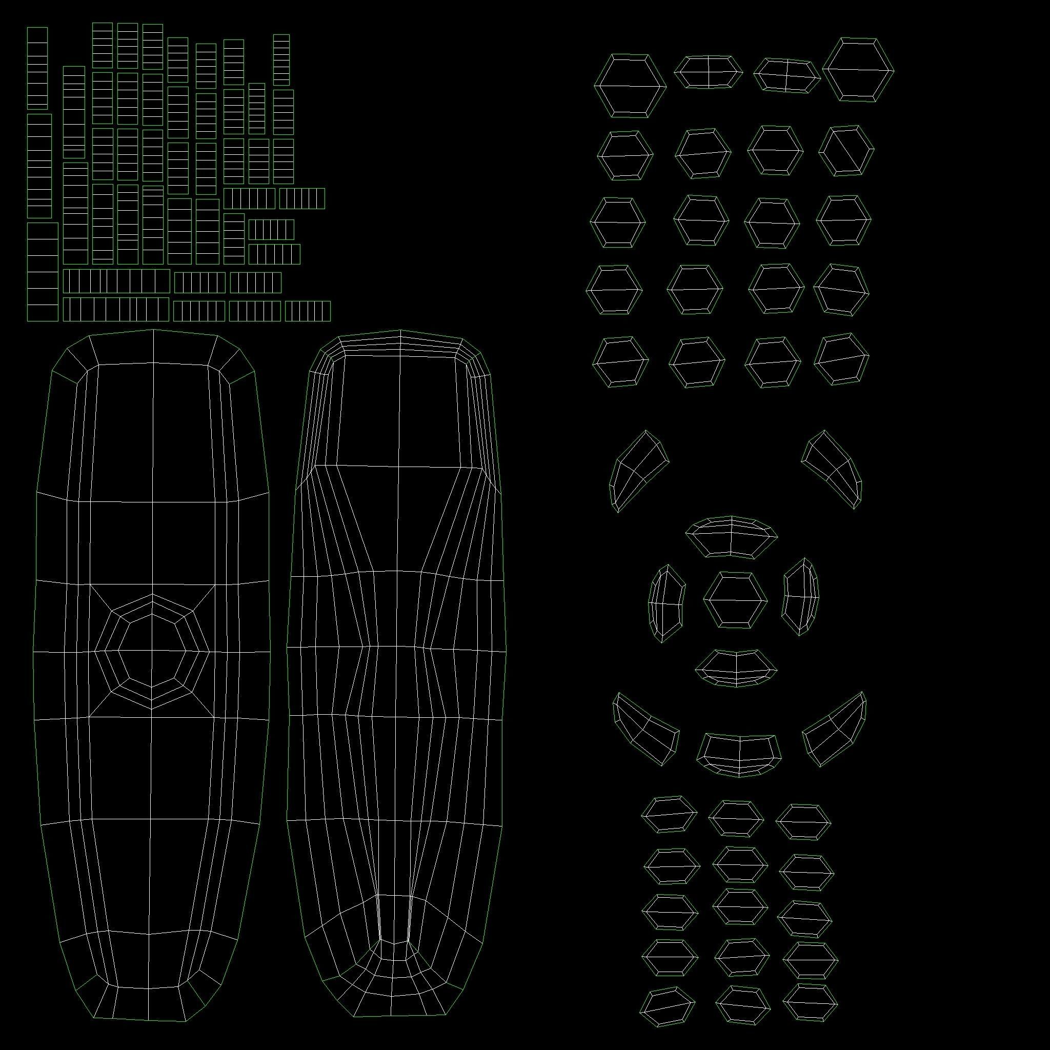 Low Poly Remote Control Low-poly 3D model_5