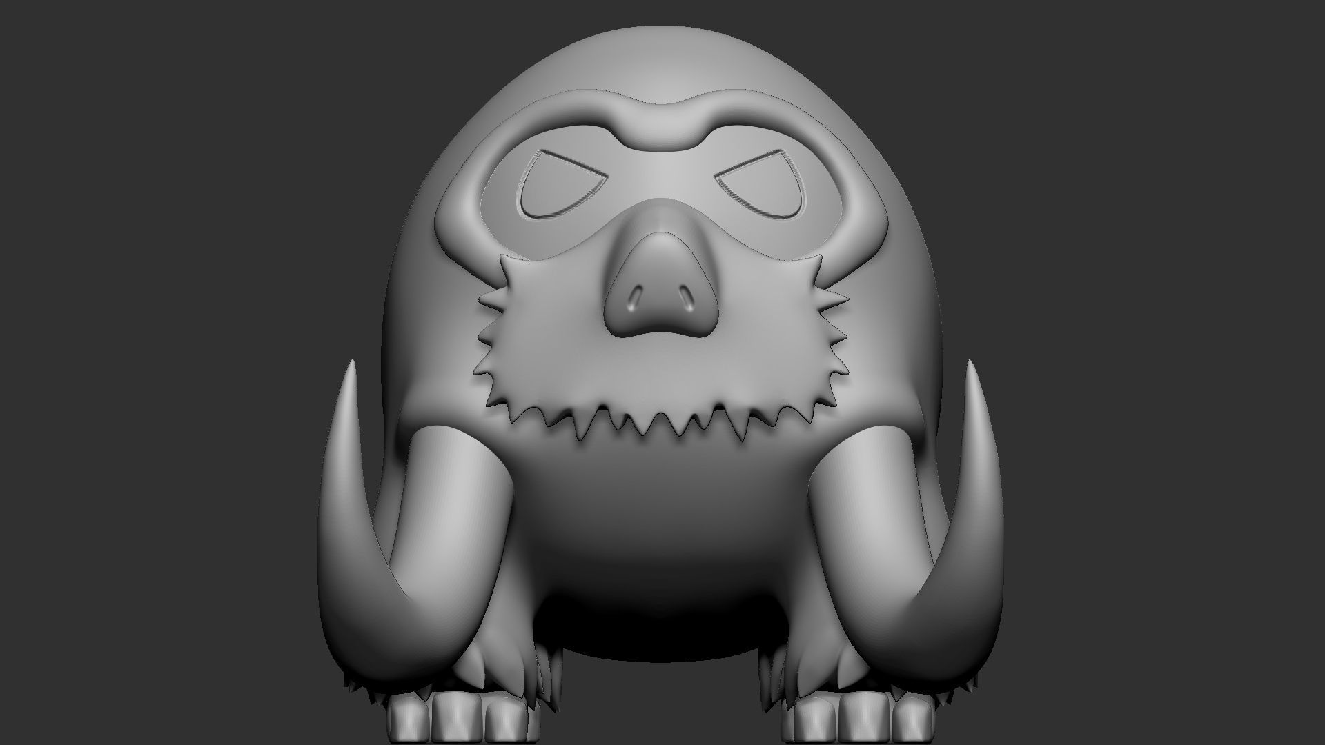 pokemo mamoswine 3D print model_2